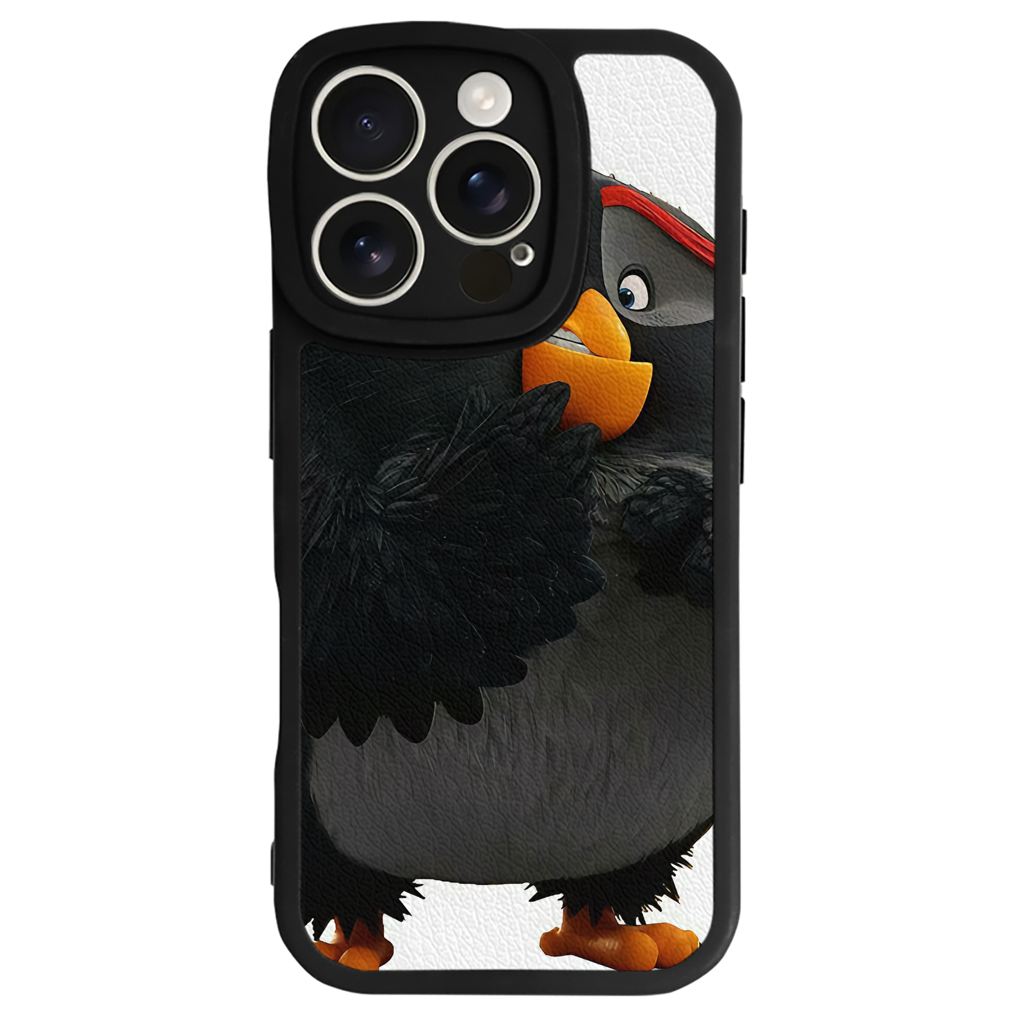 （画像用） Angry Birds アングリーバード 【iPhone 16シリーズ対応】シリコンスマホケース（レザー調） 材質：シリコン
